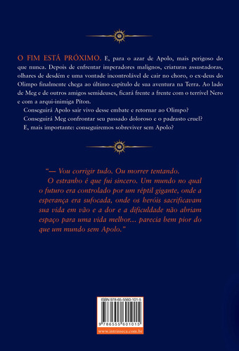 A Torre De Nero: Série As Provações De Apolo Livro 5, De Riordan, Rick. Série As Provações De Apolo (5), Vol. 5. Editora Intrínseca Ltda., Capa Mole, Edição Livro Brochura Em Português, 2020