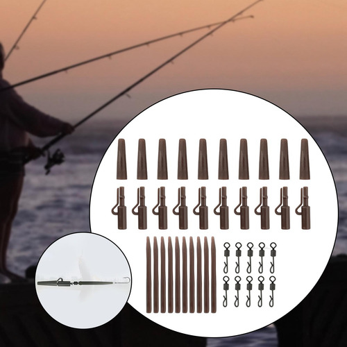 Kit De Aparejos Para Terminales De Pesca De Carpas, 40 Pieza