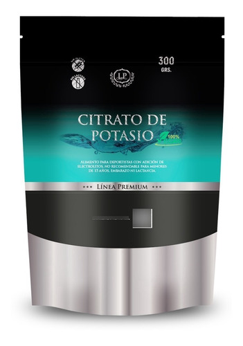 Citrato De Potasio Polvo - 300 Grs - Premium