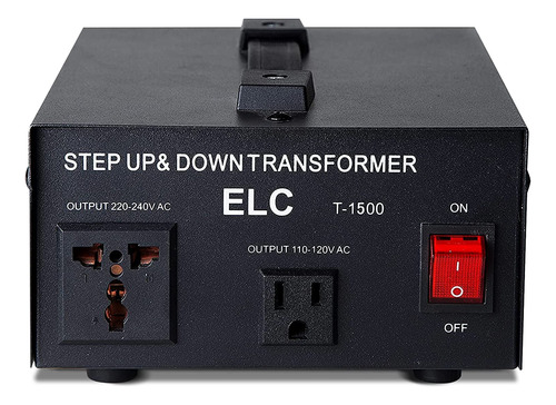 Transformer Elc Serie T 1500w: 110v-220v Converter