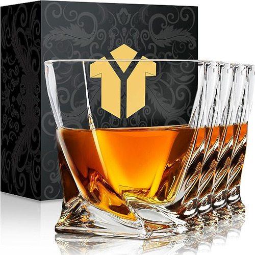 Vasos Whisky Old Fashioned 10 Onzas Juego 4 Caja Regalo Uten