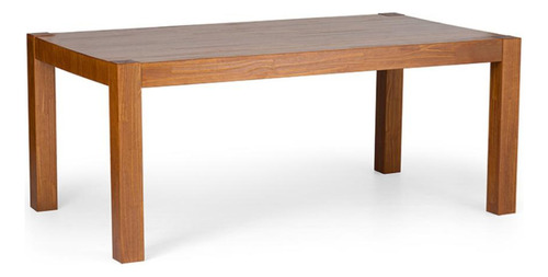 Mesa De Centro Em Madeira Natural Rinno Cor Garapa