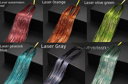 Polvo De Proteína Cabello Metálico Brillante 93cm