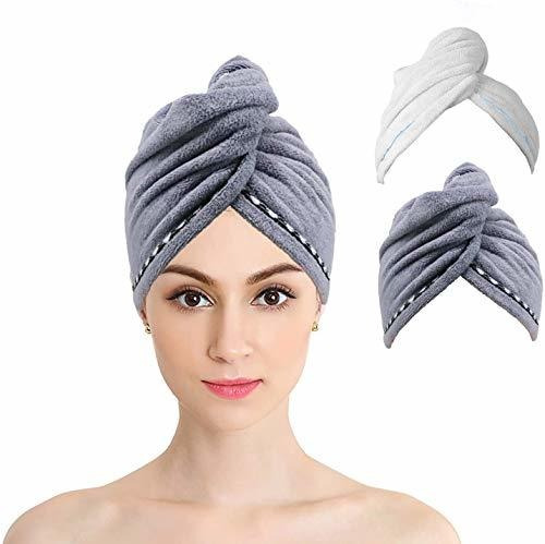 Toalla De Microfibra Etzion Para Cabello Rizado, Paquete De