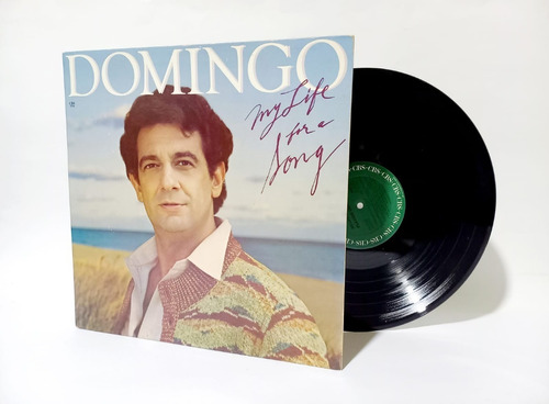 Disco Lp Placido Domingo / My Life For A Song
