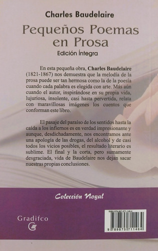 Pequeños Poemas En Prosa - Charles Baudelaire