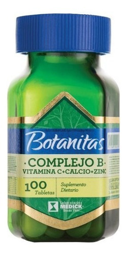 Complejo B + Vitamina C X100tab - Unidad a $250