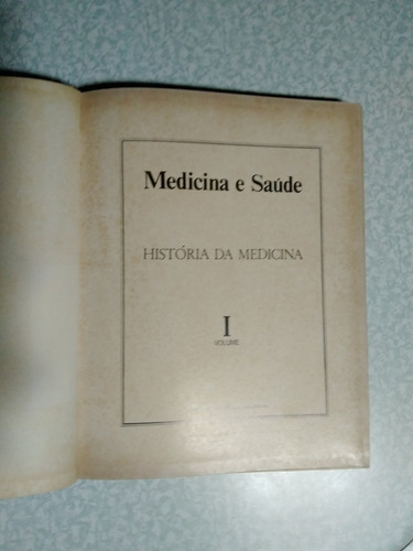 Livro Da Coleção: Medicina E Saúde - Volume 1 (Usado)