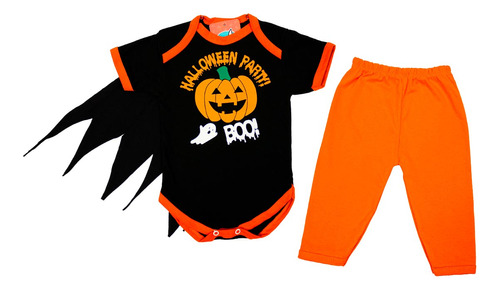 Body De Bebê Bruxo Com Calça - Fantasia Halloween