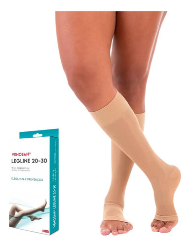Meia De Compressão Venosan Legline Ad 3/4 20-30 Cor Olinda G