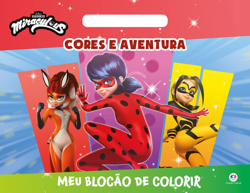 Livro Infantil Blocão De Colorir Ladybug - Cores E Aventura
