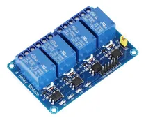 Comprar Módulo Relé Rele 4 Canais 5v 10a Para Arduino Pic Automação