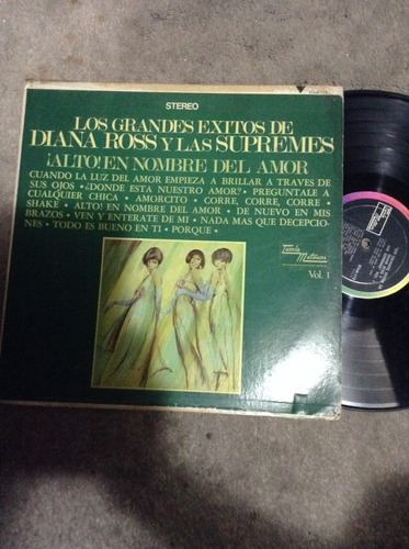 Lp Diana Ross Y Las Supremes