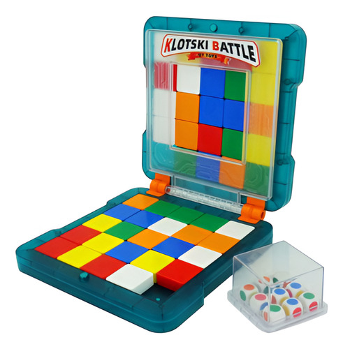 Cubo Qiyi Magic Block Race Magnetico Juego De Mesa Color De La Estructura Verde Klotski Battle