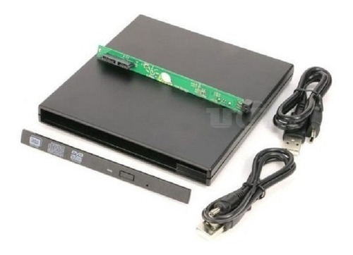 Usb Case Portátil P/drive Dvd/bluray De Notebook 12.7mm Sata