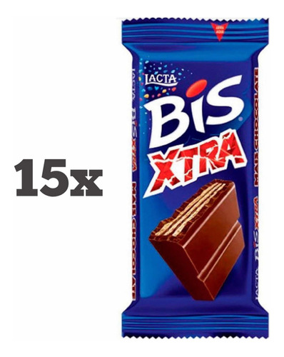Chocolate Bis Xtra Lacta Caixa C/15 - Atacado