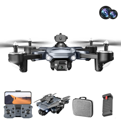 Dron M Con Cámara Dual 4k Hd Fpv Con Control Remoto, Juguete