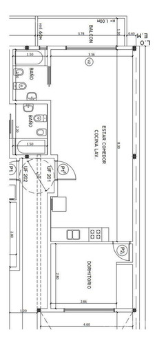 Imagen 2 de 23 de Venta Departamento Dos Ambientes Saavedra Uf 201