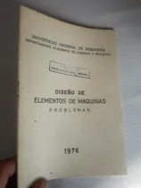 Comprar Libro Diseño De Elementos De Maquinas Problemas Uni