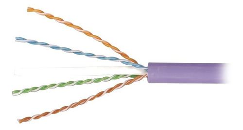 Cable F/utp Categoria 6a Siemons Violeta Ls0h 10g Por Metros