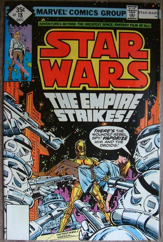 Star Wars Comic 18 Mint State Excelente Estado 1977 Original