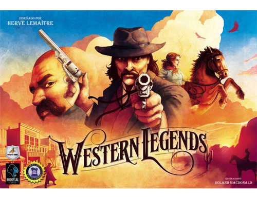 Western Legends Juego De Mesa En Español Vaqueros