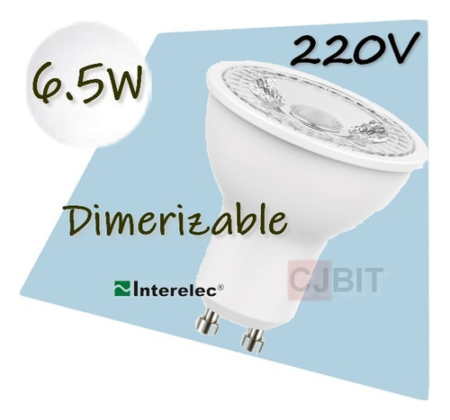 Lámpara Dicroica Led 6.5w Dimerizable Interelec