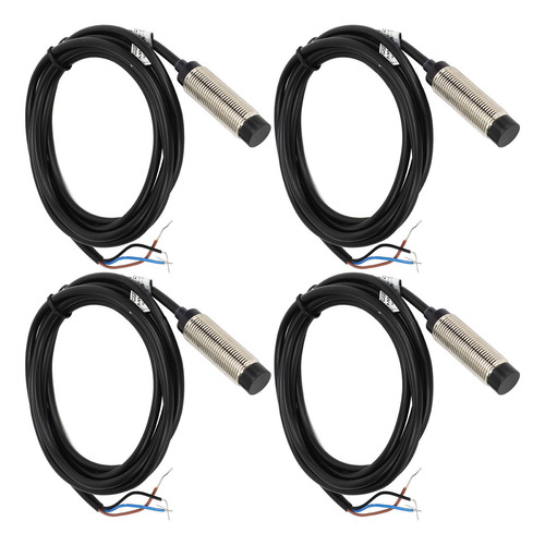 Juego De 4 Sondas Inductivas De Proximidad De 12 Mm, Npn, 3