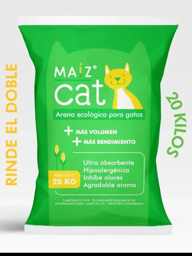 Maiz Cat *20kg - Unidad a $115900