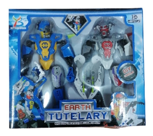 Robot Earth Tutelary Doble 18cm Unidades Coleccionables