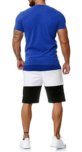 Conjunto De 2 Piezas Para Hombre Y Pantalones Cortos Deporti