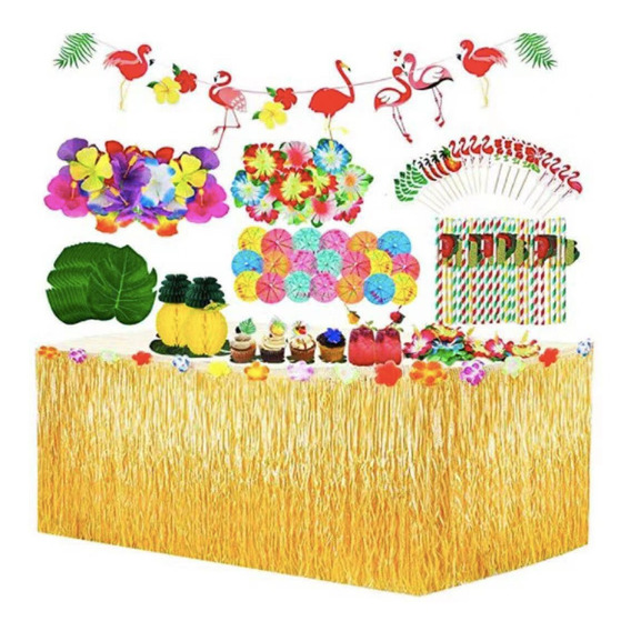 Ucradle Kit de decoración de Fiesta Hawaiana 
