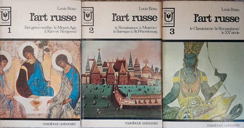 L'art Russe De Louis Réau 3 Tomos De Arte Ruso