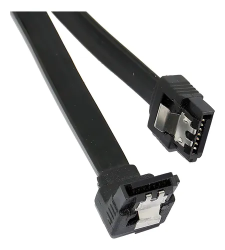 comprar Cable Sata 3 | 6gbps | Negro | 40cm | Conector En L