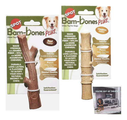 Paquete De 2 Palos De Bambú Spot Bambones Bamboo Plus. Jugu