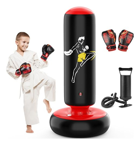 Qpau Bolso De Boxeo Estable Más Grande Para Niños Tall 66 Pu