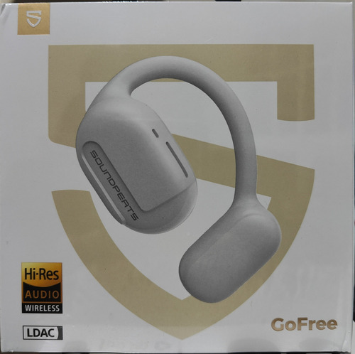 Audífonos Soundpeats Gofree Bluetooth Conducción Por Aire Color Blanco Luz Blanco