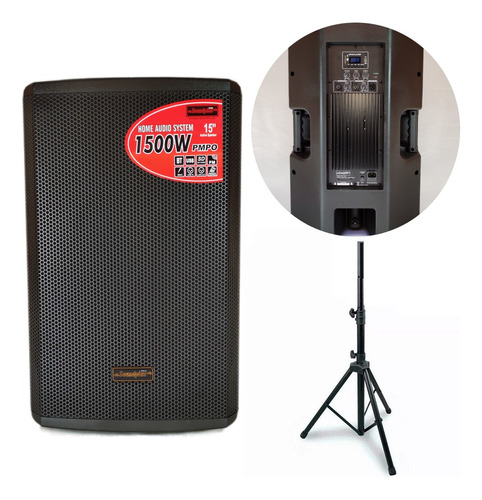 Parlante 15¨profesional 1500w Sound Plus +base Spx1520