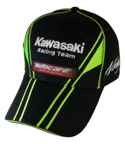 Gorra Kawasaki  De Gabardina Bordada