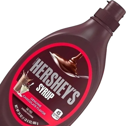 Calda Cobertura Hershey's Syrup Genuine Sabor Chocolate 680g