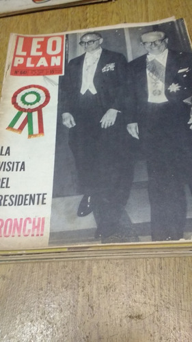 Leoplan 641 Año 1961 Gronchi La Visita Del Presidente 