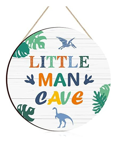 Letrero De Madera Con Cita De Dinosaurio Con Frase De Little