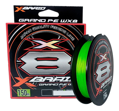Linha Multifilamento Grand Pe Wx8 0,35mm 150m - X-braid