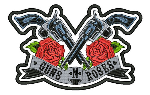675 Parche Bordado Guns N' Roses Pistolas