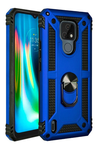 Imagen 3 de 9 de Funda Anillo Magnetica Case Uso Rudo Para Modelos Motorola