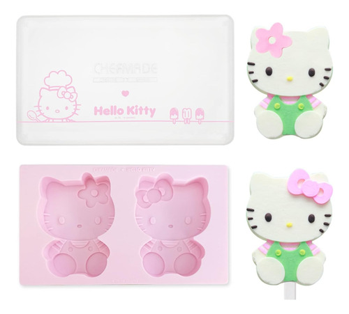 Hello Kitty - Moldes Para Hacer Paletas De Hielo, Máquina De