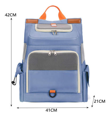 Mochila Para Perros, Bolsa De Viaje De Malla Transpirable De