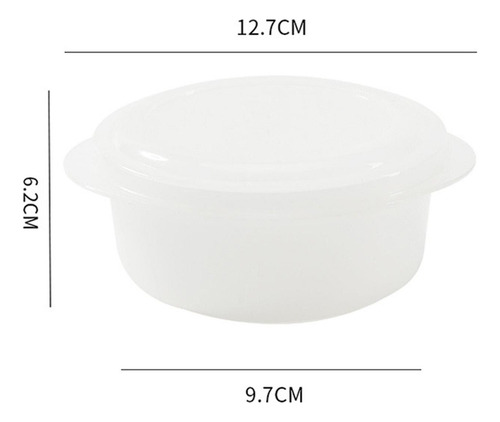 4 Juego De Recipientes Para Calentar En Microondas, 4 Piezas