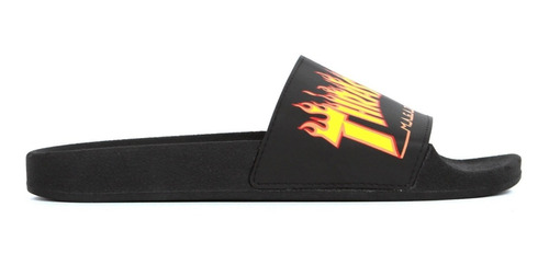 Ojota Thrasher Modelo Slider Flame Negro Nueva Colección