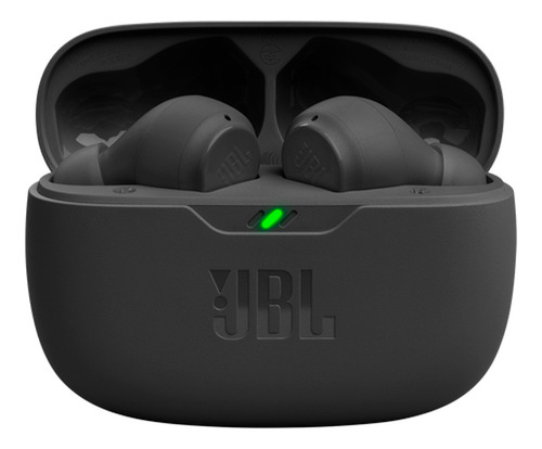 Audífonos in-ear inalámbricos JBL Vibe Beam negro con luz LED